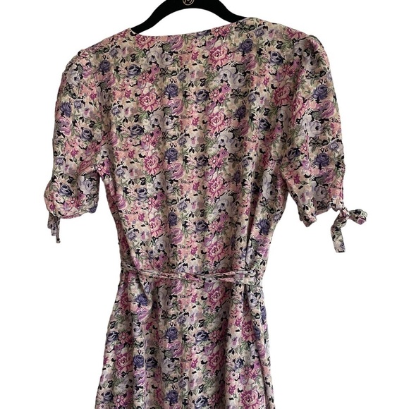 & Other Stories Floral Mini Wrap Dress, Size 38 (S) - Picture 6 of 9